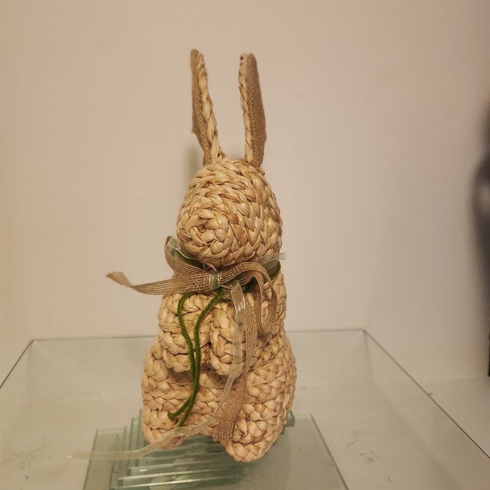 Wicker & Burlap 10" Bunny